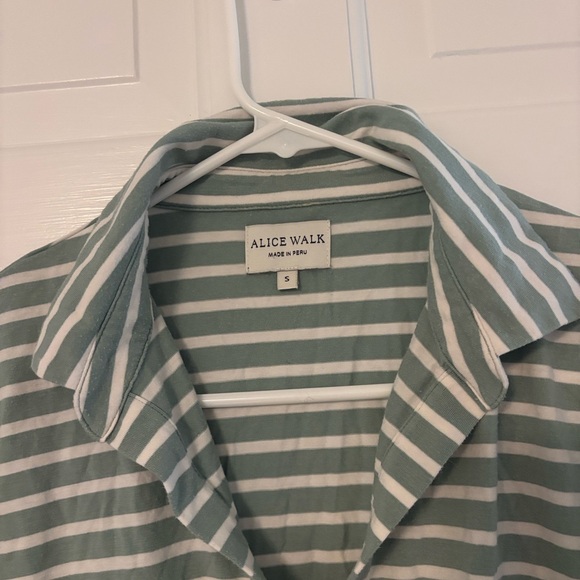 Alice Walk Women's Striped Polo - Small - Picture 3 of 5